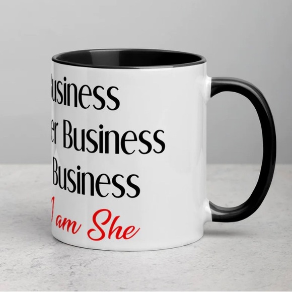 NIB Custom “I am SHE” Graphic Mug-Black - Picture 2 of 3